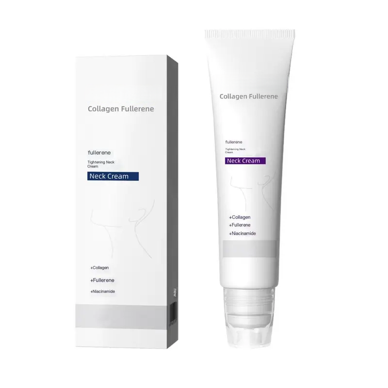Roller Massage Neck Cream 🧴 Collagen & Hyaluronic Acid | Firms Neck, Reduces Wrinkles & Double Chin