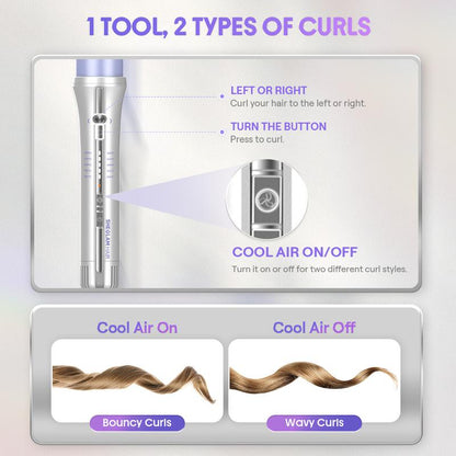 💫 No skill required at all ✨ linvora AirCurl Pro gives salon-quality curls