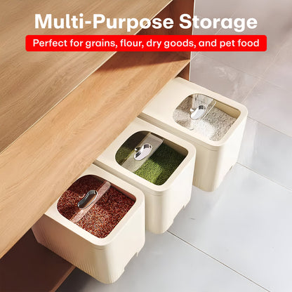 🔒 Rioware Sealed Rice Container - Keeps Rice Fresh All Year Round
