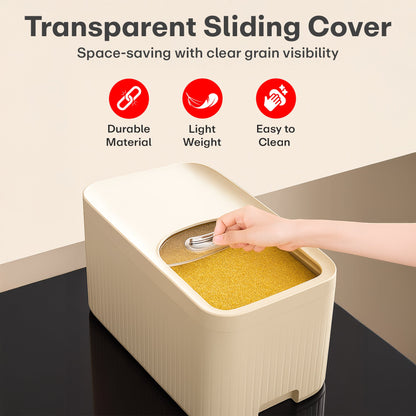 🔒 Rioware Sealed Rice Container - Keeps Rice Fresh All Year Round
