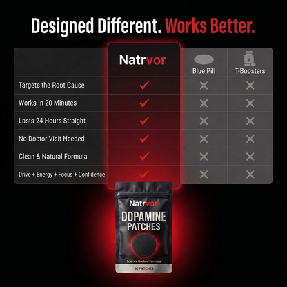 Natrvor  Performance Patch — Focus, Energy, Drive & Confidence