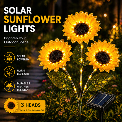 linvora Solar Sunflower Lights