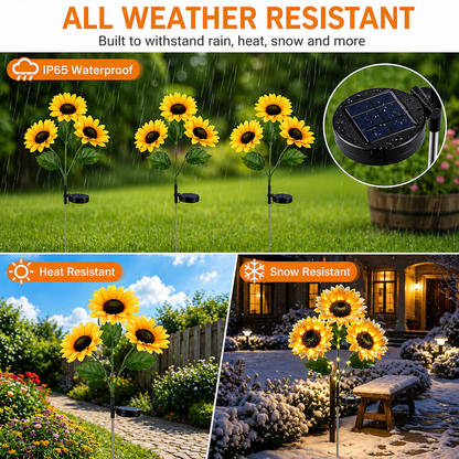 linvora Solar Sunflower Lights