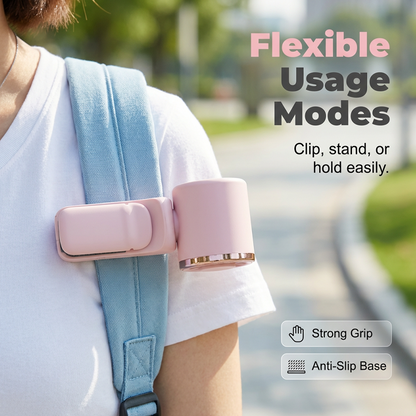 🌬️This Clip-On Fan Slaps! Portable, Hands-Free & Cools You Down in Seconds