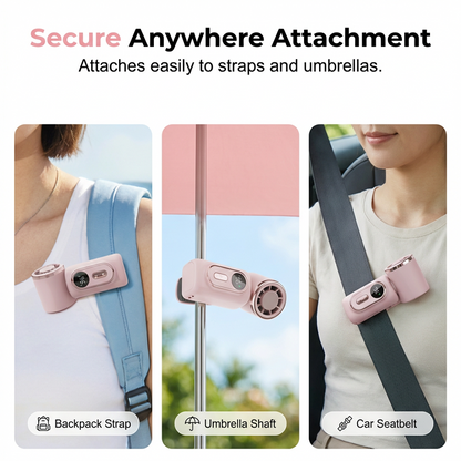 🌬️This Clip-On Fan Slaps! Portable, Hands-Free & Cools You Down in Seconds