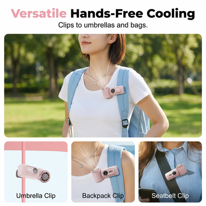 🌬️This Clip-On Fan Slaps! Portable, Hands-Free & Cools You Down in Seconds