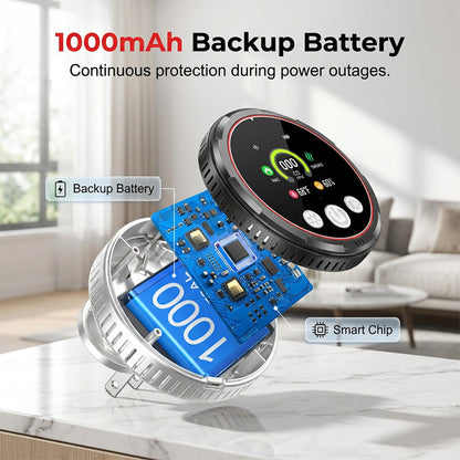 ⚡Install in 1 second! This 5-in-1 detector covers all home safety risks✨