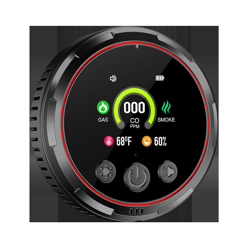 ⚡Install in 1 second! This 5-in-1 detector covers all home safety risks✨