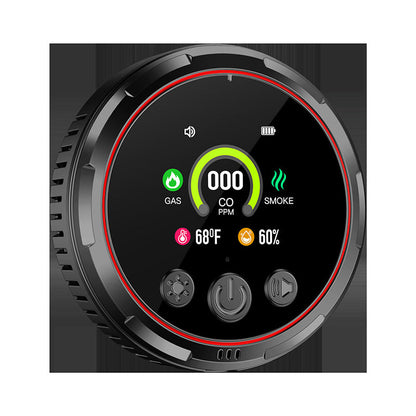 ⚡Install in 1 second! This 5-in-1 detector covers all home safety risks✨