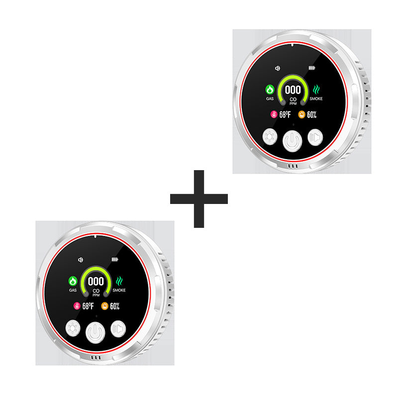 ⚡Install in 1 second! This 5-in-1 detector covers all home safety risks✨