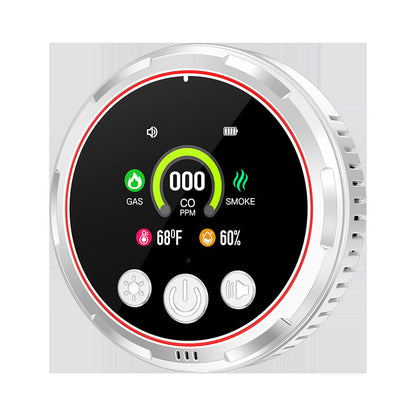 ⚡Install in 1 second! This 5-in-1 detector covers all home safety risks✨